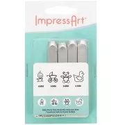 Set de 4 Poinçons à frapper ImpressArt - 6 mm -  Bébé x1