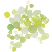 Assortiment de perles de bohème - Uranium x50g|raw }}