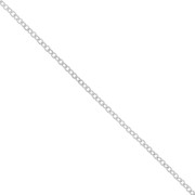 Chaîne maille Forçat limée 2.7 mm - Argenté x50cm|raw }}