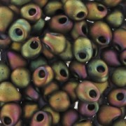 Mini-gouttes Miyuki 2.8 mm DP28-2035 - Met Khaki Iris Mat x8g|raw }}