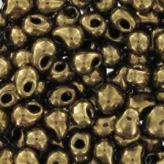 Mini-gouttes Miyuki 2.8 mm DP28-0457 - Dark Bronze Metallic x8g