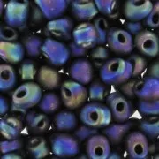 Mini-gouttes Miyuki 2.8 mm DP28-0401FR - Mat Black AB x8g