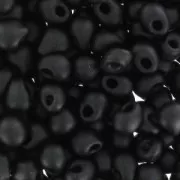 Mini-gouttes Miyuki 2.8 mm DP28-0401F - Mat Black x8g
