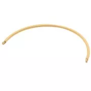Intercalaire demi-jonc pour bracelet 62x2 mm - Acier inoxydable 304L Doré x1