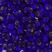 Mini-gouttes Miyuki 2.8 mm DP28-0020 - Silver Lined Cobalt x8g|raw }}