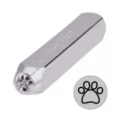 Poinçon à frapper 6 mm - Patte de chien x1