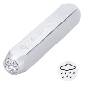 Poinçon à frapper 6 mm - Nuage pluvieux x1|raw }}