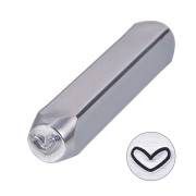 Poinçon à frapper 6 mm - Coeur x1|raw }}