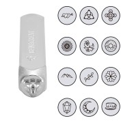 Set de poinçons à frapper 6 mm - Motif symbole x12