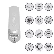 Set de poinçons à frapper 6 mm - Motif symbole x12