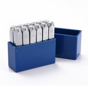 Set de poinçons à frapper 6 mm - Motif plante x12