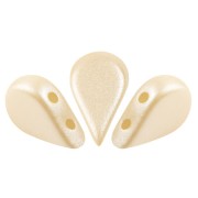 Perles en verre Amos® par Puca® 5x8 mm - Pastel Cream x10g