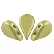 Perles en verre Amos® par Puca® 5x8 mm - Pastel Lime x10g