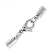 Fermoir mousqueton 12 mm attache cordon 3 mm en Acier inoxydable x1|raw }}