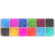 Assortiment de perles triangles Preciosa Ornela 3x3 mm - Colors x200g|raw }}
