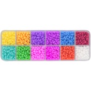 Assortiment de perles Farfalle Preciosa Ornela 6.5x3.2 mm - Terra Dyed x200g|raw }}