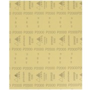 Papier Emeri waterproof SIA Abrasives 280x230 mm - P2000 - Rouge x1