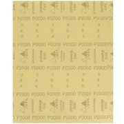 Papier Emeri waterproof SIA Abrasives 280x230 mm - P2000 - Rouge x1
