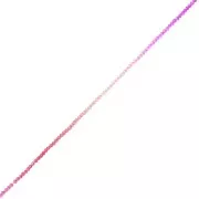 Perles rondes facettées 3 mm - Tie and dye - Fuchsia - Rouge - Nude x37cm
