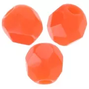 Facettes 2 mm - Opaque Orange x50