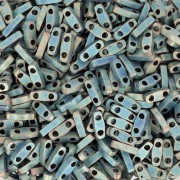 Miyuki Quarter Tila Beads 5x1.2x1.9 mm QTL-2008 - Mat Metallic Patina Iris x10g