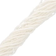Charlottes Preciosa 11/0 - Opaque White AB x20g|raw }}