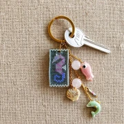 Porte clés anneau à personnaliser 28 mm - Acier inoxydable 304 Doré x1