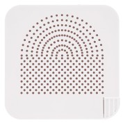 Gabarit en plastique 10.5x10.5 cm pour former le fil - Blanc x1