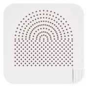 Gabarit en plastique 10.5x10.5 cm pour former le fil - Blanc x1