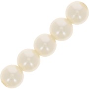 Perles nacrées Aurora 5810 6 mm - Crystal Cream Pearl x10|raw }}