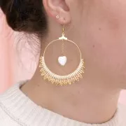 Chaîne maille Rombo 1.3 mm - Acier inoxydable 316L Doré x50cm