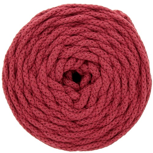 Bobine de cordon en coton pour macramé Cotton Air 5 mm - Brique x50m