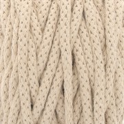 Bobine de cordon en coton pour macramé Cotton Air 5 mm - Beige x50m
