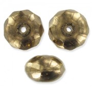 Donuts 9x6 mm Gold Bronze x25|raw }}