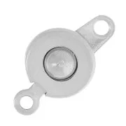 Fermoir pression 7.5 mm - Acier inoxydable 316L x1