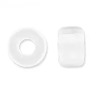 Perles gros trous - Pony Beads 6 mm - Preciosa - Crystal x15