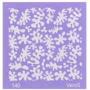 Silk Screen VeroS pour pâte polymère 90x90 mm - Motif grands algues n°140 x1|raw }}