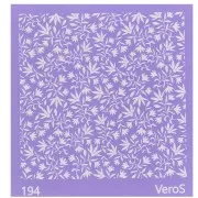 Silk Screen VeroS pour pâte polymère 90x90 mm - Motif champêtre n°194 x1