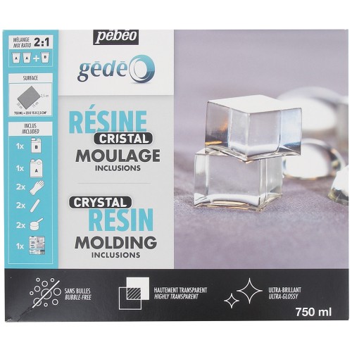 Kit Résine Cristal 750 ml