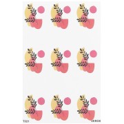 Feuille de transfert VeroS 13.5x9 cm - papier soluble pour pâte polymère - N°021 x1