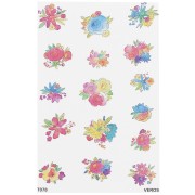 Feuille de transfert VeroS 13.5x9 cm 100% soluble pour pâte polymère - N°078 x1