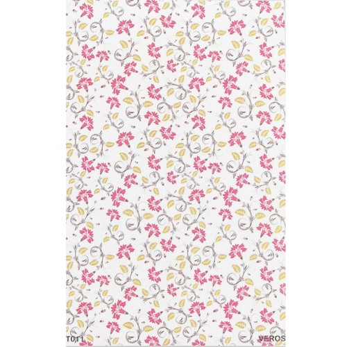 Feuille de transfert VeroS 13.5x9 cm 100% soluble pour pâte polymère - N°011 x1