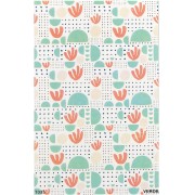 Feuille de transfert VeroS 13.5x9 cm  - papier soluble pour pâte polymère - N°035 x1