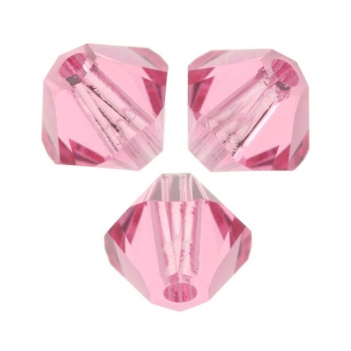 Toupies en cristal PureCrystal 5328 3 mm Rose x50