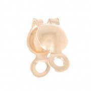 Cache noeuds 3.5 mm avec anneaux fermés en Gold filled (or laminé) x20