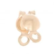 Cache noeuds 3.5 mm avec anneaux fermés en Gold filled (or laminé) x20
