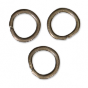 Anneaux ouverts 5.5x0.8 mm -Fabrication Européenne- bronze x50