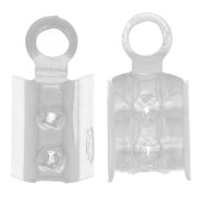 Pinces lacet pour cordon 3 mm - Fabrication européenne - Argent 925 x30