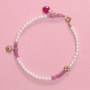 Fermoir à ressort 6 mm avec anneau fermé - Acier inoxydable 304L Doré x1