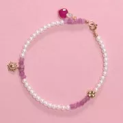 Fermoir à ressort 6 mm avec anneau fermé - Acier inoxydable 304L Doré x1